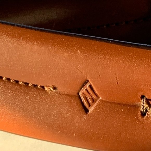 ITALIAN Men's LEATHER BELT Made in Italy Sz 40 - Picture 13 of 13